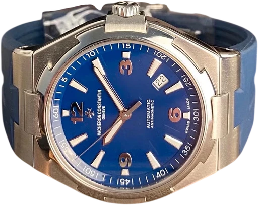 Title: Overseas Limiteret til 350 stk.
Brand: Vacheron Constantin
Model: Overseas Limiteret
Ref: 47040/000a-9008
Category: Sport
Diameter: 42mm
Functions: Dato
Year: 2016
Price: 177000
Condition: 10.0
Dial Color: Blå
Strap: Gummi
Case material: Stål
Gender: Herre
Match: 100.0%
Billedet er ejet af Limited Watches (152323) Et Vacheron Constantin ur