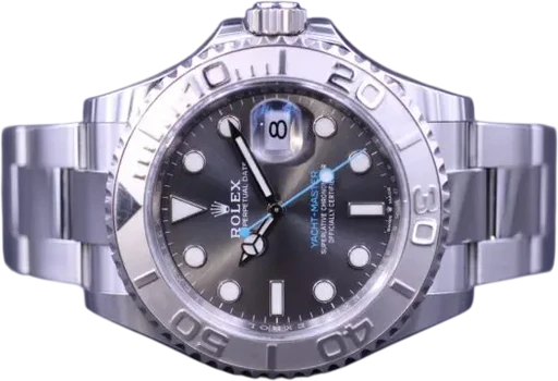 Title: Yacht-Master 40 126622 (New)
Brand: Rolex
Model: Yacht-Master 40
Ref: 126622
Category: Sport
Diameter: 40mm
Functions: Dato
Year: 2021
Price: 100000
Condition: 9.5
Dial Color: Blå
Strap: Metal
Case material: Andet
Gender: Herre
Match: 100.0%
Billedet er ejet af MM Watches (767135) Et Rolex ur