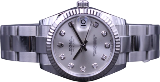 Title: Lady Datejust 31Mm 178274 (New)
Brand: Rolex
Model: Datejust 31
Ref: 178274
Category: Dress
Diameter: 31mm
Functions: Dato
Year: 2016
Price: 69000
Condition: 9.0
Dial Color: Sølv
Strap: Metal
Case material: Stål
Gender: Dame
Match: 100.0%
Billedet er ejet af MM Watches (749928) Et Rolex ur