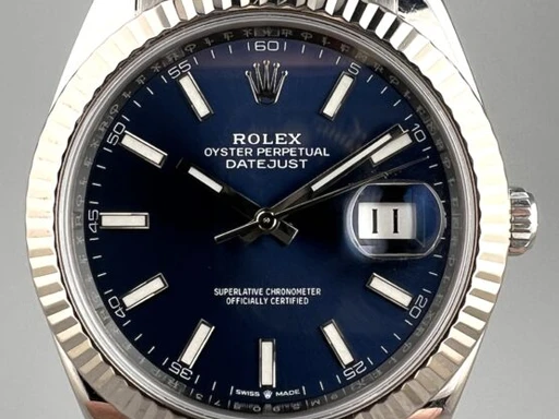 Title: 2204 – Datejust 126334
Brand: Rolex
Model: Rolex Datejust
Ref: 126334
Category: Dress
Diameter: 41mm
Functions: Dato
Year: 2017
Price: 77995
Condition: undefined
Dial Color: Blå
Strap: Metal
Case material: Stål
Gender: Herre
Match: 100.0%
Billedet er ejet af MyWatch (102081) Et Rolex ur