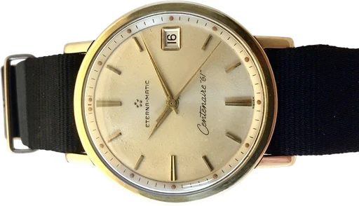 Titel: Eterna Matic Centenaire “61” (Nyhed)
Mærke: Eterna
Model: Eterna Matic Centenaire “61”
Ref.: Centenaire “61”
Årgang: 1960
Tilbehør: Boks
Stand: 8.0 (Brugt)
Pris: 4.995 kr.
Diameter: 34mm
Funktioner: Dato
Skivefarve: Hvid
Rem: Andet
Kassemateriale: Andet
Kategori: Dress
Køn: Herre
Match: 100.0%
Billedet ejes af MyWatch (1005271) Et Eterna ur