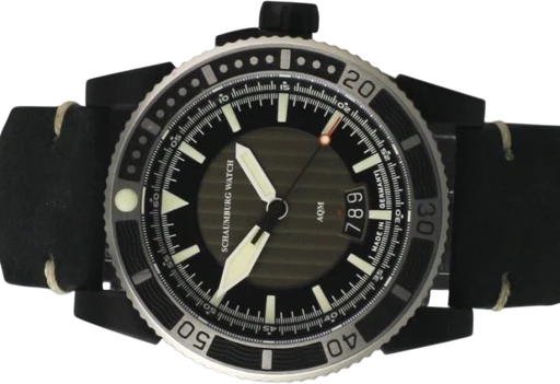 Title: 1969 – AQM – 2017
Brand: Schaumburg
Model: Schaumburg AQM
Ref: AQM 4-3D
Category: Dykker
Diameter: 45mm
Functions: Dato
Year: 2017
Price: 5995
Condition: 8.0
Dial Color: Sort
Strap: Læder
Case material: Stål
Gender: Herre
Match: 100.0%
Billedet er ejet af MyWatch (102133) Et Schaumburg ur