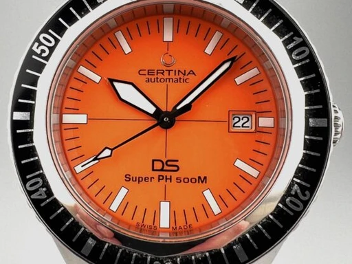 Title: 2185 – DS Super PH 500 mtr.
Brand: Certina
Model: Certina DS super PH 500
Ref: null
Category: Dykker
Diameter: 43mm
Functions: Dato
Year: 2021
Price: 5995
Condition: undefined
Dial Color: Rød
Strap: Gummi
Case material: Stål
Gender: Herre
Match: 100.0%
Billedet er ejet af MyWatch (102087) Et Certina ur
