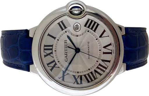 Titel: Ballon Bleu (Nyhed)
Mærke: Cartier
Model: Ballon Bleu
Ref.: 3001
Årgang: 2016
Tilbehør: Boks
Stand: 9.5 (Brugt)
Pris: 24.995 kr.
Diameter: 42mm
Funktioner: Dato
Skivefarve: Sølv
Rem: Læder
Kassemateriale: Stål
Kategori: Dress
Køn: Herre
Match: 100.0%
Billedet ejes af MyWatch (1060333) Et Cartier ur