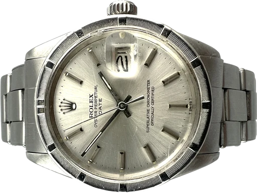 Titel: Oyster Perpetual Date (Nyhed)
Mærke: Rolex
Model: Oyster Perpetual Date
Ref.: 1501
Årgang: 1970
Tilbehør: Boks
Stand: 8.5 (Brugt)
Pris: 25.995 kr.
Diameter: 35mm
Funktioner: Dato
Skivefarve: Sølv
Rem: Metal
Kassemateriale: Stål
Kategori: Dress
Køn: Herre
Match: 100.0%
Billedet ejes af MyWatch (1071748) Et Rolex ur