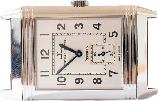 Title: Reverso
Brand: Jaeger-LeCoultre
Model: Reverso
Ref: 270.8.62
Category: Dress
Diameter: 26mm
Functions:
Year: 2000
Price: 58000
Condition:
Dial Color: Sølv
Strap: Læder
Case material: Stål
Gender: Dame
Match: 100.0%
Billedet er ejet af Ole Mathiesen (762903) Et Jaeger-LeCoultre ur