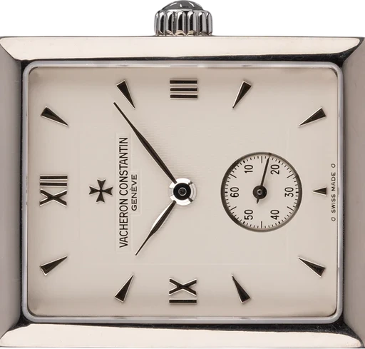 Title: Historiques Rectangular
Brand: Vacheron Constantin
Model: Historiques Rectangular
Ref: 91001/000G-8392
Category: Dress
Diameter: 26mm
Functions: Dato
Year: 1990
Price: 88000
Condition: 10.0
Dial Color: Hvid
Strap: Læder
Case material: Guld
Gender: Dame
Match: 100.0%
Billedet er ejet af Ole Mathiesen (101829) Et Vacheron Constantin ur