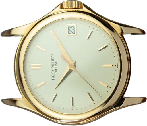 Title: Calatrava 5127R-001
Brand: Patek Philippe
Model: Calatrava
Ref: 5127R-001
Category: Dress
Diameter: 37mm
Functions: Dato
Year: 2007
Price: 195000
Condition:
Dial Color: Hvid
Strap: Læder
Case material: Guld
Gender: Herre
Match: 100.0%
Billedet er ejet af Ole Mathiesen (387284) Et Patek Philippe ur
