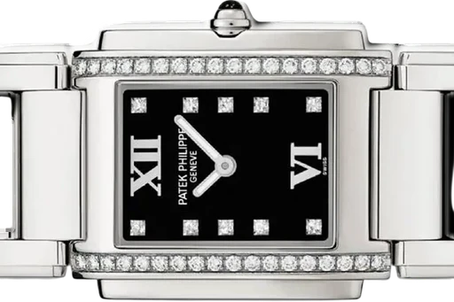 Titel: Twenty~4 (Nyhed)
Mærke: Patek Philippe
Model: Twenty~4
Ref.: 4910/10A-001
Årgang: 2006
Tilbehør: Papirer
Pris: 75.959 kr.
Diameter: 25mm
Funktioner: Dato
Skivefarve: Sort
Rem: Metal
Kassemateriale: Stål
Kategori: Dress
Køn: Dame
Match: 100.0%
Billedet ejes af Ole Mathiesen (1025969) Et Patek Philippe ur
