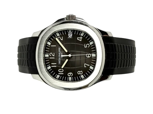 Title: Aquanaut 5167A (New)
Brand: Patek Philippe
Model: Aquanaut
Ref: 5167A
Category: Sport
Diameter: 40mm
Functions: Dato
Year: 2009
Price: 435000
Condition: 8.0
Dial Color: Sort
Strap: Gummi
Case material: Stål
Gender: Herre
Match: 100.0%
Billedet er ejet af Stæhr Preowned (544999) Et Patek Philippe ur
