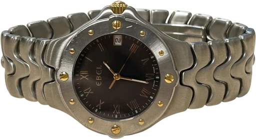 Title: Sport Wave
Brand: Ebel
Model: Sport Wave
Ref: E6187631
Category: Sport
Diameter: 36mm
Functions: Dato
Year: 1993
Price: 3990
Condition: 6.5
Dial Color: Grå
Strap: Metal
Case material: Stål
Gender: Unisex
Match: 100.0%
Billedet er ejet af Studts Vintage (152777) Et Ebel ur