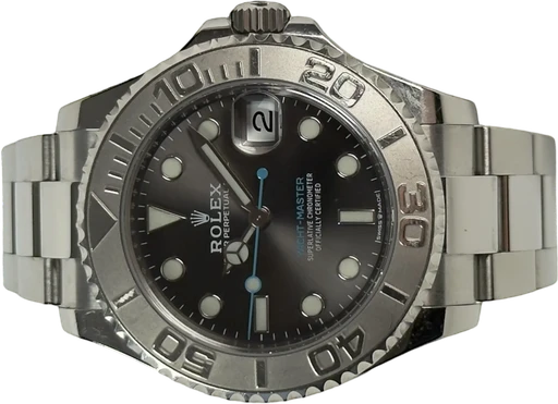 Title: Yacht-Master 268622 (New)
Brand: Rolex
Model: Yacht-Master
Ref: 268622
Category: Sport
Diameter: 37mm
Functions: Dato
Year: 2022
Price: 75000
Condition: 7.5
Dial Color: Grå
Strap: Metal
Case material: Stål
Gender: Herre
Match: 100.0%
Billedet er ejet af Stæhr Preowned (654805) Et Rolex ur