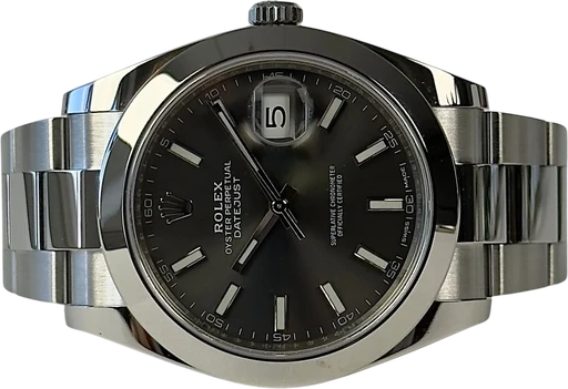 Titel: Datejust 126300 med Rhodium-skive
Mærke: Rolex
Model: Datejust
Ref.: 126300
Årgang: 2017
Tilbehør: Boks og Papirer
Stand: 9.0 (Brugt)
Pris: 62.000 kr.
Diameter: 41mm
Funktioner: Dato
Skivefarve: Grå
Rem: Metal
Kassemateriale: Stål
Kategori: Dress
Køn: Herre
Match: 100.0%
Billedet ejes af Stæhr Preowned (1083087) Et Rolex ur