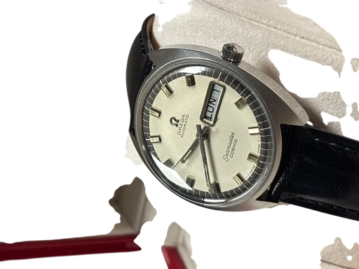Title: Seamaster Cosmic – Ref. 166.036 (1969) (New)
Brand: Omega
Model: Seamaster Cosmic
Ref: 166.036
Category: Dress
Diameter: nullmm
Functions: Dato, Ugedag
Year: 1969
Price: 10000
Condition: 9.5
Dial Color: Hvid
Strap: Læder
Case material: Stål
Gender: Herre
Match: 100.0%
Billedet er ejet af Studts Vintage (821498) Et Omega ur