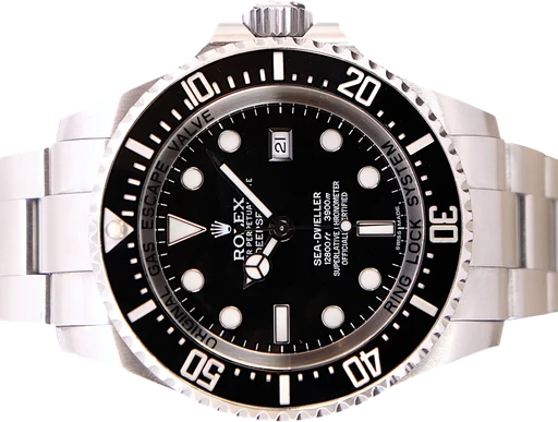 Titel: Deepsea
Mærke: Rolex
Model: Deepsea
Ref.: 116660
Årgang: 2013
Tilbehør: Boks og Papirer
Stand: 9.0 (Brugt)
Pris: 64.995 kr.
Diameter: 44mm
Funktioner: Dato
Skivefarve: Sort
Rem: Metal
Kassemateriale: Stål
Kategori: Dykker
Køn: Herre
Match: 100.0%
Billedet ejes af TimeToWatch (993838) Et Rolex ur
