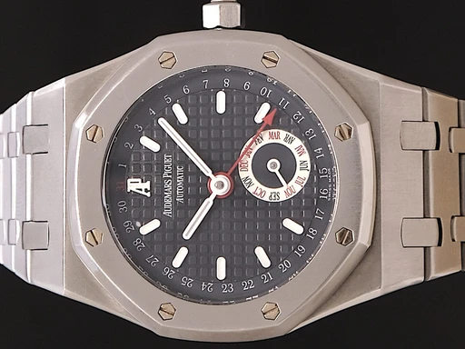 Title: Royal Oak
Brand: Audemars Piguet
Model: Royal Oak
Ref: 25920ST.OO.0789ST.01
Category: Dress
Diameter: 36mm
Functions: Dato, Ugedag
Year: 2001
Price: 169995
Condition: undefined
Dial Color: Blå
Strap: Metal
Case material: Stål
Gender: Unisex
Match: 100.0%
Billedet er ejet af TimeToWatch (101991) Et Audemars Piguet ur
