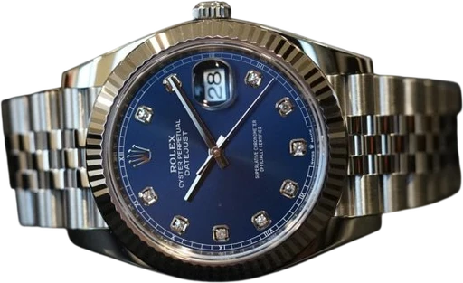 Title: Datejust 126334
Brand: Rolex
Model: Datejust 126334
Ref: 126334
Category: Dress
Diameter: 41mm
Functions: Dato
Year: 2023
Price: 105000
Condition: 9.9
Dial Color: Blå
Strap: Metal
Case material: Stål
Gender: Herre
Match: 100.0%
Billedet er ejet af TimeCollect (580609) Et Rolex ur