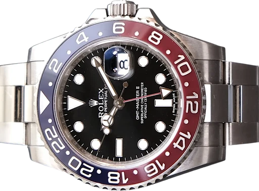 Title: GMT-Master II
Brand: Rolex
Model: GMT-Master II
Ref: 116719BLRO
Category: Sport
Diameter: 40mm
Functions: Dato, GMT
Year: 2017
Price: 224995
Condition: 9.5
Dial Color: Sort
Strap: Metal
Case material: Guld
Gender: Herre
Match: 100.0%
Billedet er ejet af TimeToWatch (101970) Et Rolex ur