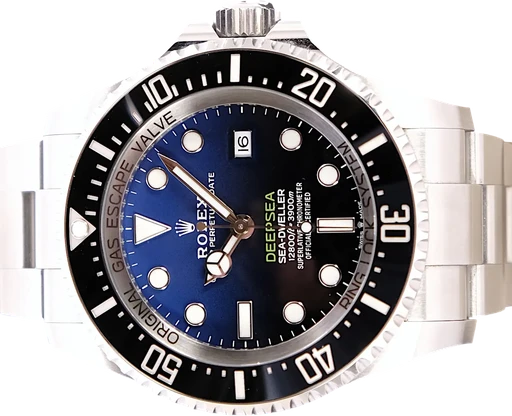 Titel: Deepsea Deep-Blue (Nyhed)
Mærke: Rolex
Model: Deepsea Deep-Blue
Ref.: 126660
Årgang: 2020
Tilbehør: Boks og Papirer
Stand: 9.0 (Brugt)
Pris: 84.995 kr.
Diameter: 44mm
Funktioner: Dato
Skivefarve: Blå
Rem: Metal
Kassemateriale: Stål
Kategori: Dykker
Køn: Herre
Match: 100.0%
Billedet ejes af TimeToWatch (1194686) Et Rolex ur