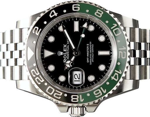 Title: GMT-Master II (Sprite)
Brand: Rolex
Model: GMT-Master II
Ref: 126720VTNR
Category: Sport
Diameter: 40mm
Functions: Dato, GMT
Year: 2022
Price: 116995
Condition: 9.5
Dial Color: Sort
Strap: Metal
Case material: Stål
Gender: Herre
Match: 100.0%
Billedet er ejet af TimeToWatch (487045) Et Rolex ur