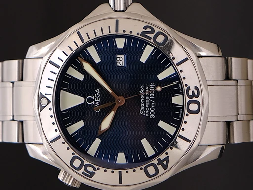 Title: Seamaster
Brand: Omega
Model: Seamaster
Ref: 2265.80.00
Category: Dykker
Diameter: 41mm
Functions: Dato
Year: 2001
Price: 19995
Condition: undefined
Dial Color: Blå
Strap: Metal
Case material: Stål
Gender: Herre
Match: 100.0%
Billedet er ejet af TimeToWatch (101996) Et Omega ur