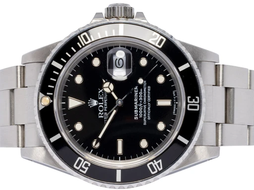 Title: Submariner Date 40, Sort, Stål, Oyster
Brand: Rolex
Model: Submariner
Ref: 16800
Category: Dykker
Diameter: 40mm
Functions: Dato
Year: 1988
Price: 119900
Condition: undefined
Dial Color: Sort
Strap: Metal
Case material: Stål
Gender: Herre
Match: 100.0%
Billedet er ejet af Urhandleren (102532) Et Rolex ur