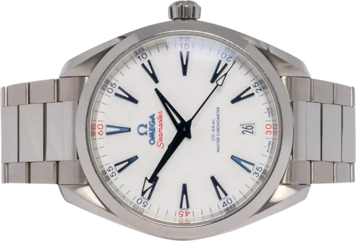 Title: Seamaster Aqua Terra 41 “Beijling 2022” Hvid, Stål
Brand: Omega
Model: Seamaster Aqua Terra
Ref: 522.10.41.21.04.001
Category: Sport
Diameter: 41mm
Functions: Dato
Year: 2021
Price: 34900
Condition: 7.5
Dial Color: Hvid
Strap: Metal
Case material: Stål
Gender: Herre
Match: 100.0%
Billedet er ejet af Urhandleren (102651) Et Omega ur