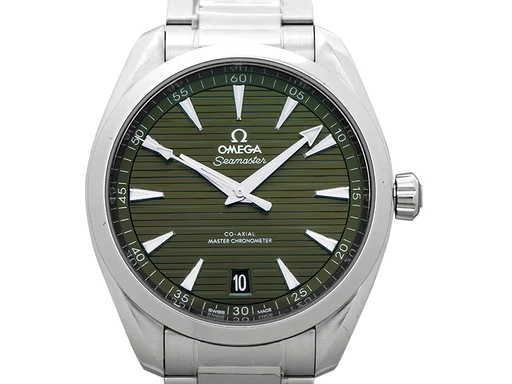 Title: Seamaster Aqua Terra 220.10.41.21.10.001
Brand: Omega
Model: Seamaster Aqua Terra
Ref: 220.10.41.21.10.001
Category: Dress
Diameter: 41mm
Functions: Dato
Year: 2024
Price: null
Condition: undefined
Dial Color: Grøn
Strap: Metal
Case material: Stål
Gender: Herre
Match: 100.0%
Billedet er ejet af Urbørsen (102240) Et Omega ur