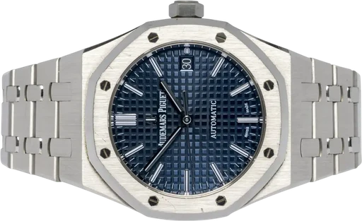 Title: Royal Oak 37, Blå, Stål
Brand: Audemars Piguet
Model: Audemars Piguet Royal Oak
Ref: 15450ST.OO.1256ST.03
Category: Dress
Diameter: 37mm
Functions: Dato
Year: 2020
Price: 299900
Condition: 7.0
Dial Color: Blå
Strap: Metal
Case material: Stål
Gender: Herre
Match: 100.0%
Billedet er ejet af Urhandleren (396830) Et Audemars Piguet ur
