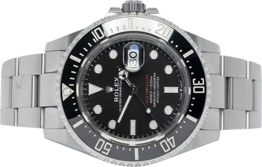 Title: Sea-Dweller 43, Sort, Stål, Oyster
Brand: Rolex
Model: Sea-Dweller
Ref: 126600
Category: Dykker
Diameter: 43mm
Functions: Dato
Year: 2022
Price: 99900
Condition: 7.5
Dial Color: Sort
Strap: Metal
Case material: Stål
Gender: Herre
Match: 100.0%
Billedet er ejet af Urhandleren (560941) Et Rolex ur