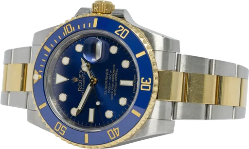 Titel: Submariner Date 40, Blå, Guld/Stål, Oyster (Nyhed)
Mærke: Rolex
Model: Submariner Date
Ref.: 116613LB
Årgang: 2014
Tilbehør: Boks og Papirer
Stand: 7.0 (Brugt)
Pris: 104.900 kr.
Diameter: 40mm
Funktioner: Dato
Skivefarve: Blå
Rem: Metal
Kassemateriale: Stål
Kategori: Dykker
Køn: Herre
Match: 100.0%
Billedet ejes af Urhandleren (1058957) Et Rolex ur