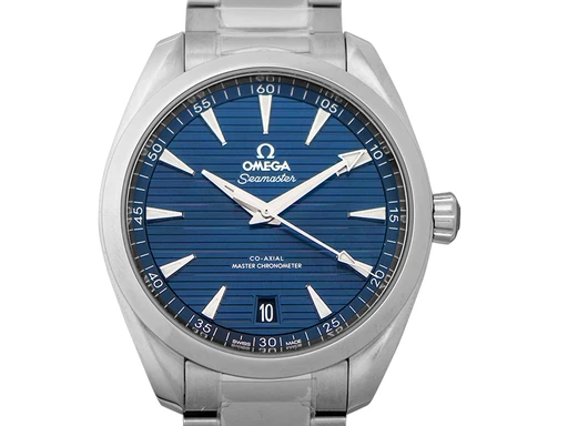 Title: Seamaster Aqua Terra 220.10.41.21.03.004
Brand: Omega
Model: Seamaster Aqua Terra
Ref: 220.10.41.21.03.004
Category: Sport
Diameter: 41mm
Functions: Dato
Year: 2024
Price: null
Condition: undefined
Dial Color: Blå
Strap: Metal
Case material: Stål
Gender: Herre
Match: 100.0%
Billedet er ejet af Urbørsen (102239) Et Omega ur