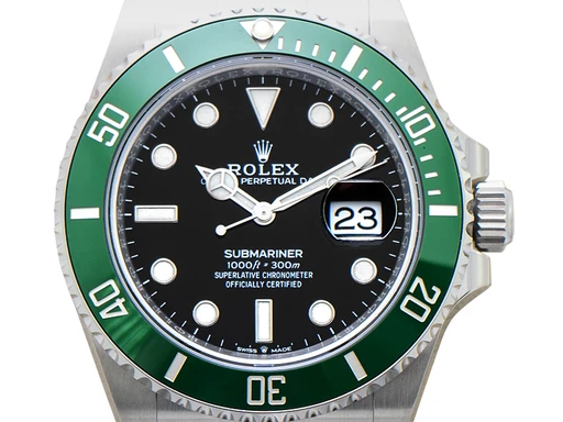 Title: Submariner 126610LV (Starbucks)
Brand: Rolex
Model: Submariner
Ref: 126610LV
Category: Dykker
Diameter: 41mm
Functions: Dato
Year: 2024
Price: 107000
Condition: undefined
Dial Color: Sort
Strap: Metal
Case material: Stål
Gender: Herre
Match: 100.0%
Billedet er ejet af Urbørsen (102254) Et Rolex ur