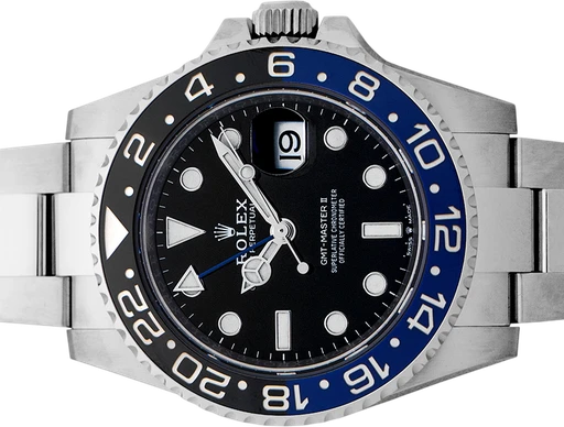 Titel: GMT-Master ll 126710BLNR (Batgirl)
Mærke: Rolex
Model: GMT-Master ll
Ref.: 126710BLNR
Årgang: 2023
Tilbehør: Boks og Papirer
Stand: 10.0 (Nyt)
Pris: 118.000 kr.
Diameter: 40mm
Funktioner: GMT, Dato
Skivefarve: Sort
Rem: Metal
Kassemateriale: Stål
Kategori: Sport
Køn: Herre
Match: 100.0%
Billedet ejes af Urbørsen (102218) Et Rolex ur