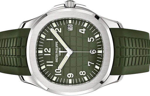 Titel: Aquanaut 5168G-010 Green
Mærke: Patek Philippe
Model: Aquanaut
Ref.: 5168G-010
Årgang: 2023
Tilbehør: Boks og Papirer
Stand: 10.0 (Nyt)
Pris:
Diameter: 42mm
Funktioner: Dato
Skivefarve: Grøn
Rem: Gummi
Kassemateriale: Stål
Kategori: Sport
Køn: Herre
Match: 100.0%
Billedet ejes af Urbørsen (102227) Et Patek Philippe ur