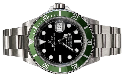 Titel: Submariner 16610LV (Kermit)
Mærke: Rolex
Model: Submariner 16610LV (Kermit)
Ref.: 16610LV
Årgang: 2009
Tilbehør: Boks og Papirer
Stand: 10.0 (Nyt)
Pris: 119.995 kr.
Diameter: 40mm
Funktioner: Dato
Skivefarve: Sort
Rem: Metal
Kassemateriale: Stål
Kategori: Dykker
Køn: Herre
Match: 100.0%
Billedet ejes af Urbørsen (602353) Et Rolex ur
