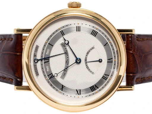 Title: Classique 39, Hvid, Guld, Læder
Brand: Breguet
Model: Classique
Ref: 5207BA
Category: Dress
Diameter: 39mm
Functions: Dato
Year: null
Price: 169900
Condition: undefined
Dial Color: Hvid
Strap: Læder
Case material: Guld
Gender: Herre
Match: 100.0%
Billedet er ejet af Urhandleren (102512) Et Breguet ur