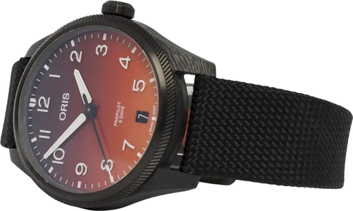 Titel: Propilot Coulson Limited Edition 41, Orange, Multi-Piece Carbon Fibre, Titanium, Læder (Nyhed)
Mærke: Oris
Model: Propilot Coulson Limited Edition
Ref.: 01 400 7784 8786
Kategori: Pilot
Diameter: 41mm
Funktioner: Dato
Årgang: 2025
Pris: 34900
Stand: 7.5 (Brugt)
Skivefarve: Gul
Rem: Læder
Kassemateriale: Andet
Køn: Herre
Match: 100.0%
Billedet ejes af Urhandleren (973894) Et Oris ur