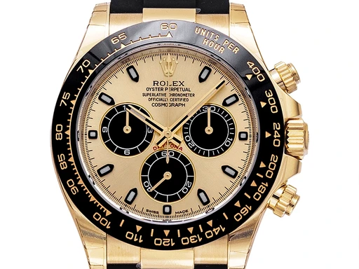 Title: Daytona 116518LN
Brand: Rolex
Model: Daytona
Ref: 116518LN
Category: Racing
Diameter: 40mm
Functions: Kronograf
Year: null
Price: null
Condition: undefined
Dial Color: Guld
Strap: Andet
Case material: Guld
Gender: Herre
Match: 100.0%
Billedet er ejet af Urbørsen (102210) Et Rolex ur
