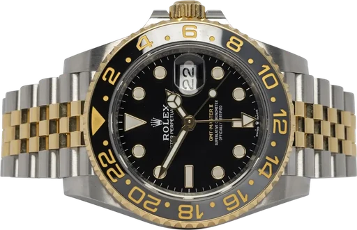 Title: GMT-Master ll 40, Sort, Guld/Stål, Jubilee (Zombie)
Brand: Rolex
Model: GMT-Master II
Ref: 126713GRNR
Category: Sport
Diameter: 40mm
Functions: GMT, Dato
Year: 2024
Price: 144900
Condition: 8.0
Dial Color: Sort
Strap: Metal
Case material: Stål
Gender: Herre
Match: 100.0%
Billedet er ejet af Urhandleren (615558) Et Rolex ur