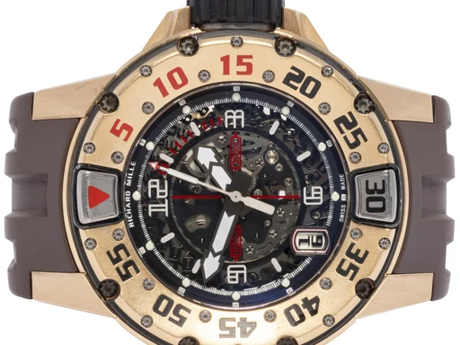 Title: RM 028, 47, Roseguld, Gummi,
Brand: Richard Mille
Model: RM 028
Ref: RM 028
Category: Dykker
Diameter: 47mm
Functions: Dato
Year: null
Price: null
Condition: undefined
Dial Color: Sort
Strap: Gummi
Case material: Guld
Gender: Herre
Match: 100.0%
Billedet er ejet af Urhandleren (175954) Et Richard Mille ur