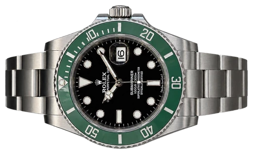 Titel: Submariner 126610LV med sort skive og grøn lynette (Starbucks)
Mærke: Rolex
Model: Submariner 126610LV
Ref.: 126610LV
Årgang: 2022
Tilbehør: Boks og Papirer
Stand: 9.0 (Brugt)
Pris: 94.500 kr.
Diameter:
Funktioner: Dato
Skivefarve: Sort
Rem: Metal
Kassemateriale: Stål
Kategori: Dykker
Køn: Unisex
Match: 100.0%
Billedet ejes af Urbørsen (329130) Et Rolex ur