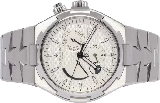 Title: Overseas Dual Time 42, Hvid, Stål
Brand: Vacheron Constantin
Model: Overseas Dual Time
Ref: 47450/B01A-9226
Category: Sport
Diameter: 42mm
Functions: GMT, Dato
Year:
Price: 149900
Condition: 7.0
Dial Color: Hvid
Strap: Metal
Case material: Stål
Gender: Herre
Match: 100.0%
Billedet er ejet af Urhandleren (102517) Et Vacheron Constantin ur