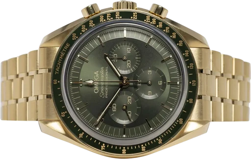Title: Speedmaster Professional Moonwatch 42, Grøn, Guld
Brand: Omega
Model: Omega Speedmaster Moonwatch
Ref: 310.60.42.50.10.001
Category: Racing
Diameter: 42mm
Functions: Kronograf, Dato
Year: 2025
Price: 259900
Condition: 10.0
Dial Color: Grøn
Strap: Metal
Case material: Guld
Gender: Herre
Match: 100.0%
Billedet er ejet af Urhandleren (387846) Et Omega ur