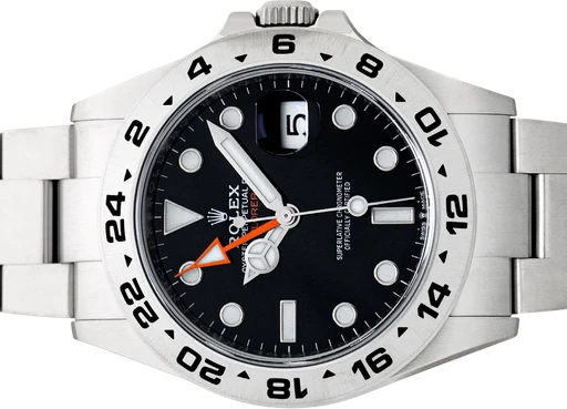 Title: Explorer ll 226570
Brand: Rolex
Model: Explorer ll
Ref: 226570
Category: Sport
Diameter: 42mm
Functions: Dato, GMT
Year: 2024
Price: 87000
Condition: 10.0
Dial Color: Sort
Strap: Metal
Case material: Stål
Gender: Herre
Match: 100.0%
Billedet er ejet af Urbørsen (102214) Et Rolex ur