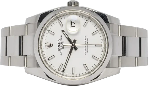 Title: Oyster Perpetual Date 34, Hvid, Stål, Oyster
Brand: Rolex
Model: Oyster Perpetual Date
Ref: 115200
Category: Dress
Diameter: 34mm
Functions: Dato
Year: 2016
Price: 44900
Condition: 7.0
Dial Color: Hvid
Strap: Metal
Case material: Stål
Gender: Unisex
Match: 100.0%
Billedet er ejet af Urhandleren (615650) Et Rolex ur