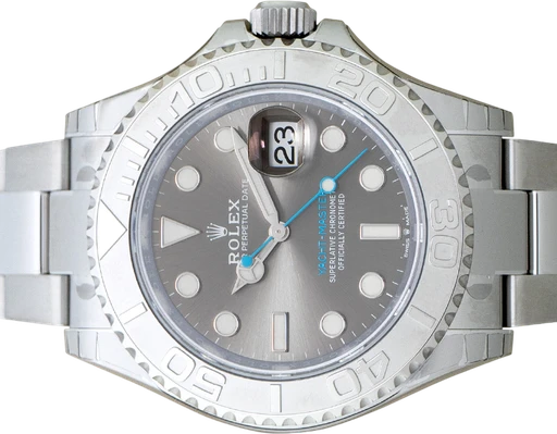 Titel: Yacht-Master 40 126622
Mærke: Rolex
Model: Yacht-Master 40
Ref.: 126622
Årgang: 2024
Tilbehør: Boks og Papirer
Stand: 10.0 (Nyt)
Pris: 111.000 kr.
Diameter: 40mm
Funktioner: Dato
Skivefarve: Grå
Rem: Metal
Kassemateriale: Stål
Kategori: Sport
Køn: Herre
Match: 100.0%
Billedet ejes af Urbørsen (102259) Et Rolex ur