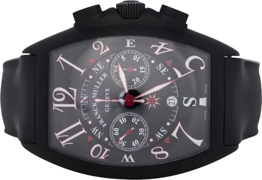 Title: Mariner, Stål
Brand: Franck Muller
Model: Mariner
Ref: 8080 CC AT MAR
Category: Racing
Diameter: 39mm
Functions: Kronograf, Dato
Year: 2014
Price: 69900
Condition: 7.0
Dial Color: Sort
Strap: Andet
Case material: Stål
Gender: Herre
Match: 100.0%
Billedet er ejet af Urhandleren (278174) Et Franck Muller ur