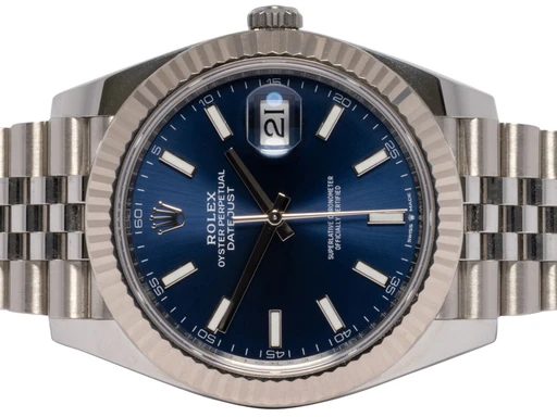 Title: Datejust 41, Blå, Stål, Jubilee
Brand: Rolex
Model: Datejust
Ref: 126334
Category: Dress
Diameter: 41mm
Functions: Dato
Year: 2023
Price: 119900
Condition: undefined
Dial Color: Blå
Strap: Metal
Case material: Andet
Gender: Herre
Match: 100.0%
Billedet er ejet af Urhandleren (102538) Et Rolex ur