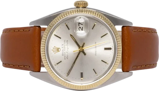 Title: Air King Date 34, Sølv, Læder
Brand: Rolex
Model: Air-King
Ref: 5701
Category: Dress
Diameter: 34mm
Functions: Dato
Year:
Price: 39900
Condition: 7.0
Dial Color: Sølv
Strap: Læder
Case material: Stål
Gender: Herre
Match: 100.0%
Billedet er ejet af Urhandleren (178099) Et Rolex ur